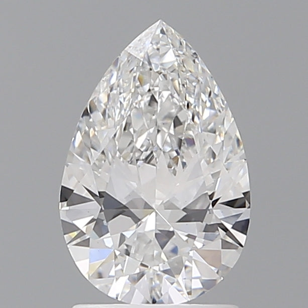 1.59 Carat Pear Shaped, Ideal Cut, D Color, VS1 Clarity, IGI Certified Lab Grown Diamond