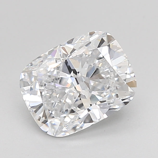 1.57 Carat Cushion Shaped, Ideal Cut, D Color, VVS1 Clarity, IGI Certified Lab Grown Diamond