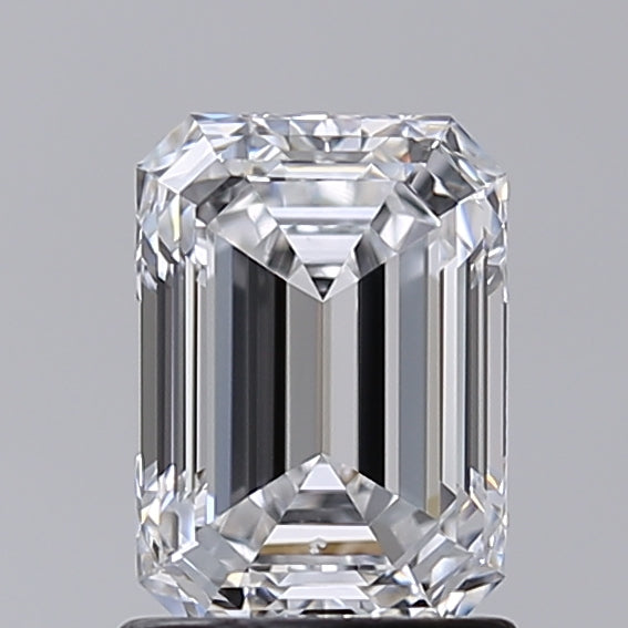 1.51 Carat Emerald Shaped, Very Good Cut, D Color, VVS2 Clarity, IGI Certified Lab Grown Diamond
