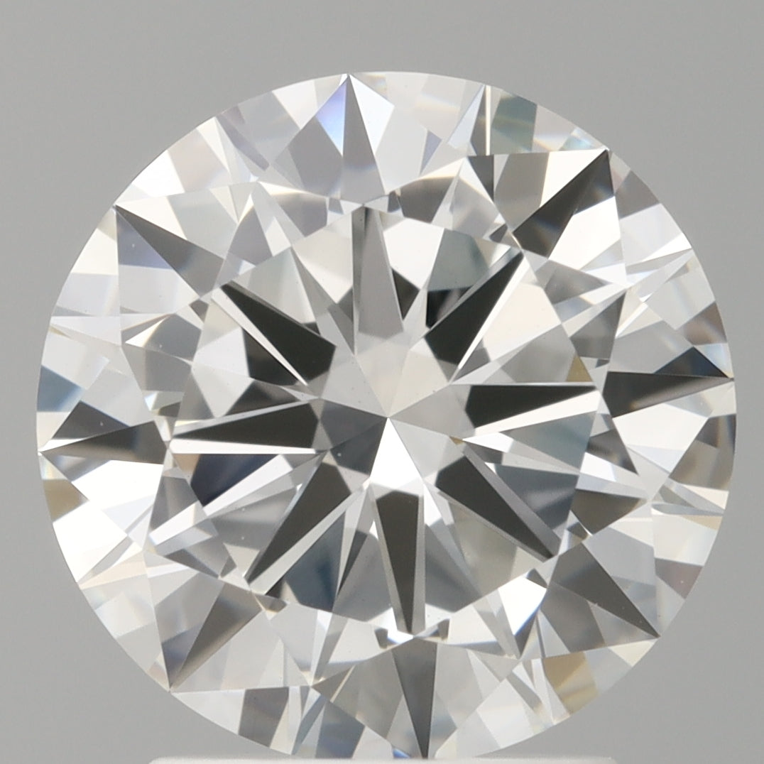 2.52 Carat Round Shaped, Excellent Cut, E Color, VVS2 Clarity, IGI Certified Lab Grown Diamond