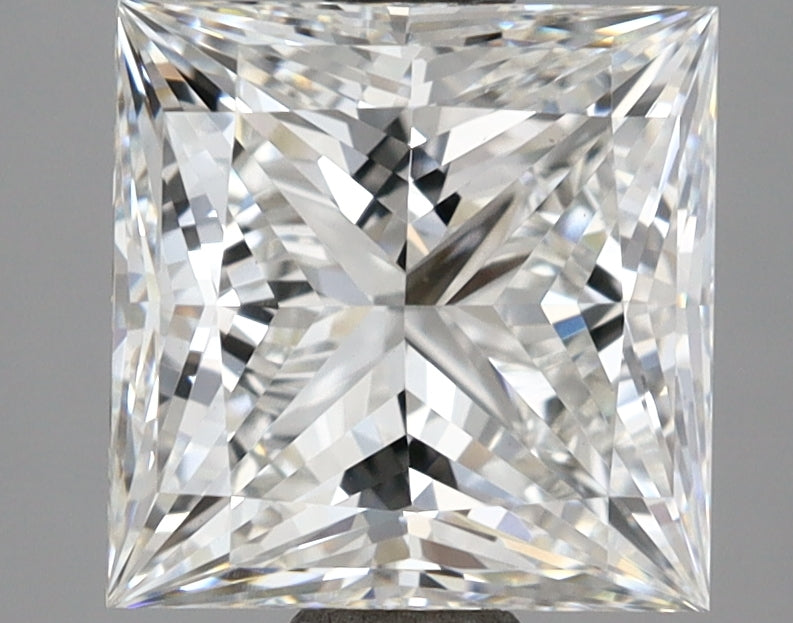 2.48 Carat Princess Shaped, Ideal Cut, F Color, VS1 Clarity, IGI Certified Lab Grown Diamond