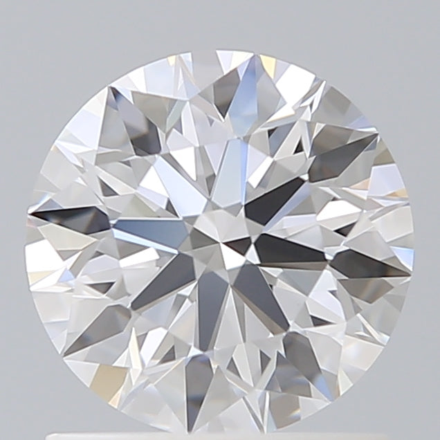 1.18 Carat Round Shaped, Ideal Cut, D Color, VVS2 Clarity, IGI Certified Lab Grown Diamond