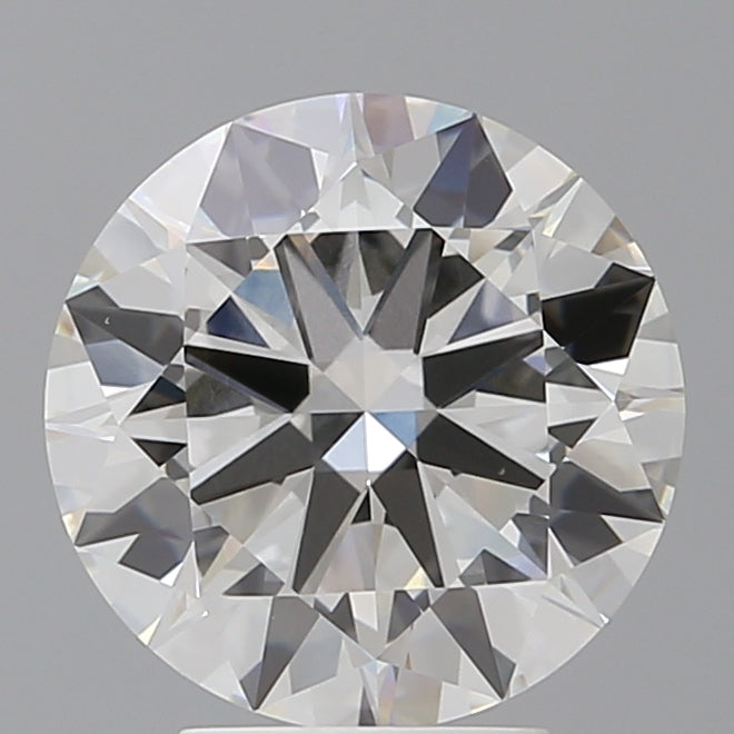 4.00 Carat Round Shaped, Excellent Cut, F Color, VVS2 Clarity, IGI Certified Lab Grown Diamond