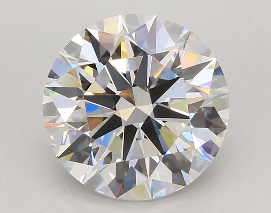 3.58 Carat Round Shaped, Ideal Cut, F Color, VVS2 Clarity, IGI Certified Lab Grown Diamond