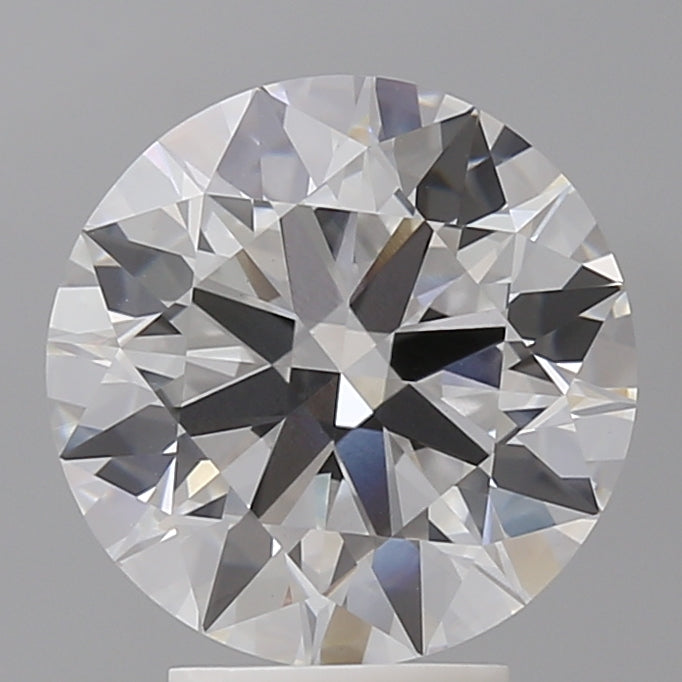 4.10 Carat Round Shaped, Ideal Cut, E Color, VVS2 Clarity, IGI Certified Lab Grown Diamond