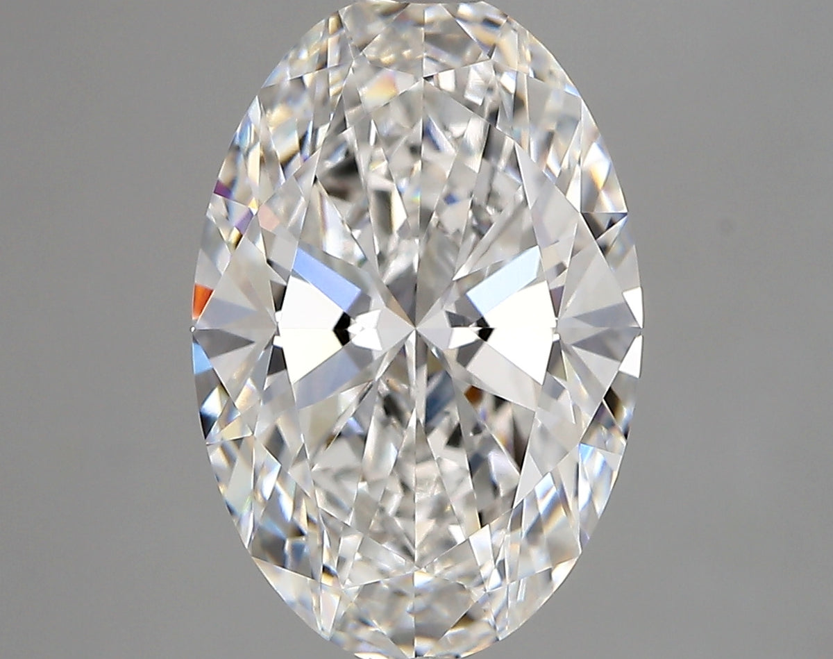 5.04 Carat Oval Shaped, Very Good Cut, F Color, VVS1 Clarity, IGI Certified Lab Grown Diamond