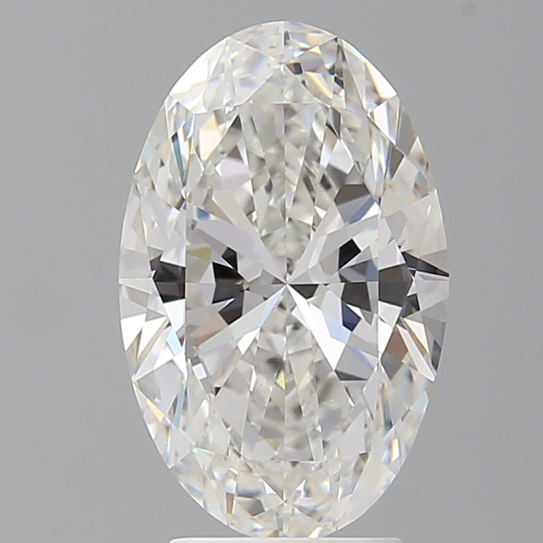 3.57 Carat Oval Shaped, Ideal Cut, F Color, VVS2 Clarity, IGI Certified Lab Grown Diamond