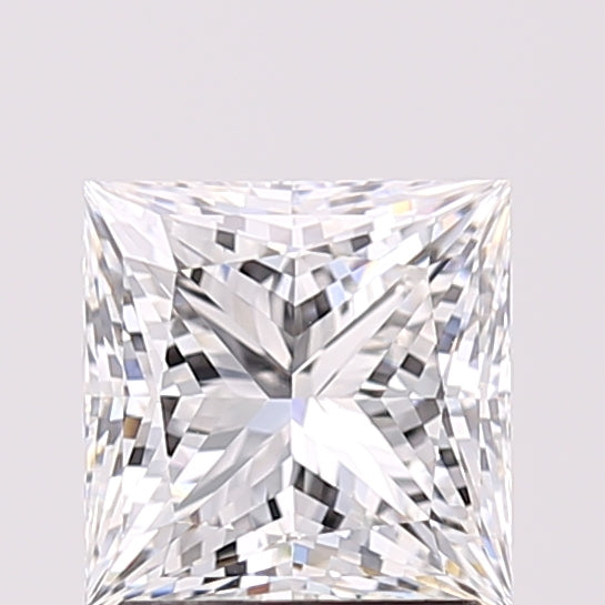 2.03 Carat Princess Shaped, Ideal Cut, E Color, VVS2 Clarity, IGI Certified Lab Grown Diamond