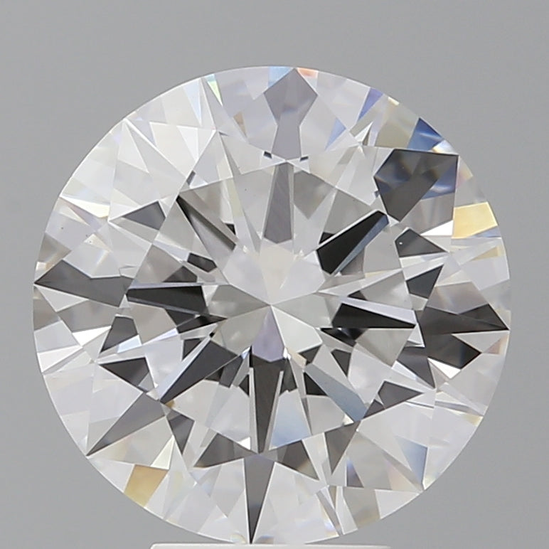 6.02 Carat Round Shaped, Excellent Cut, E Color, VVS2 Clarity, IGI Certified Lab Grown Diamond