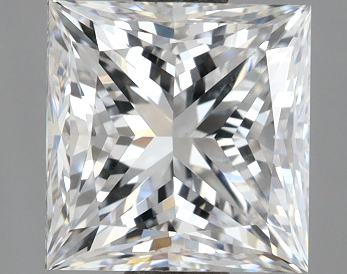 2.08 Carat Princess Shaped, Very Good Cut, D Color, VVS2 Clarity, IGI Certified Lab Grown Diamond