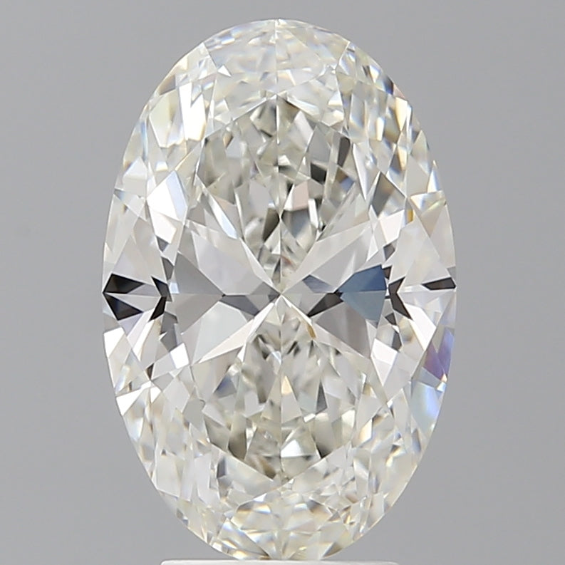 4.09 Carat Oval Shaped, Ideal Cut, G Color, VVS2 Clarity, IGI Certified Lab Grown Diamond