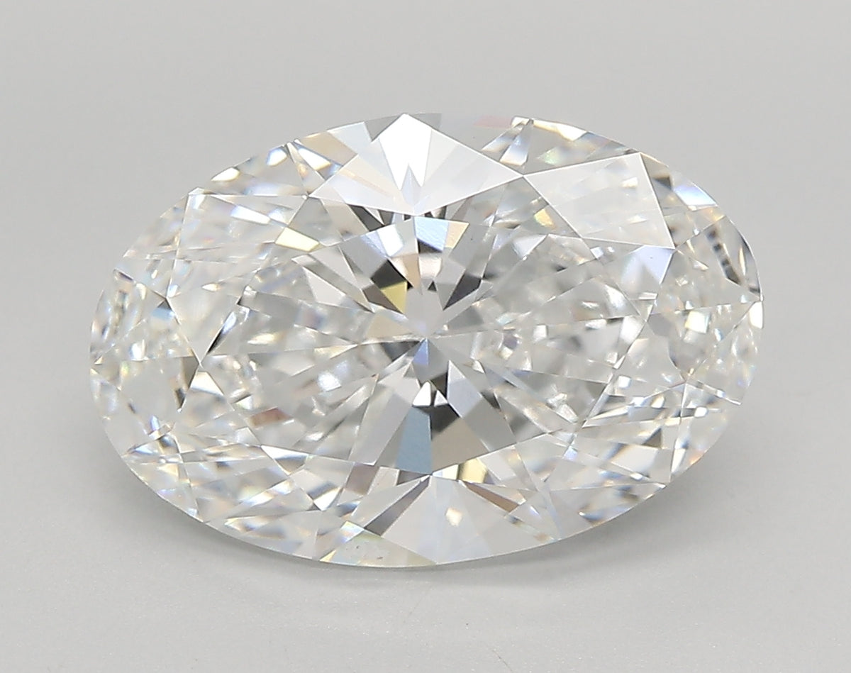 4.36 Carat Oval Shaped, Very Good Cut, E Color, VVS2 Clarity, IGI Certified Lab Grown Diamond