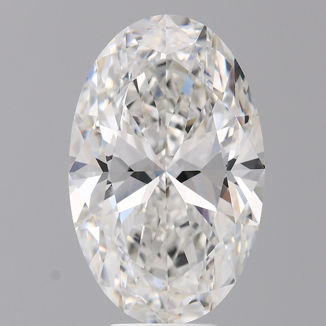 7.08 Carat Oval Shaped, Ideal Cut, F Color, VVS2 Clarity, IGI Certified Lab Grown Diamond