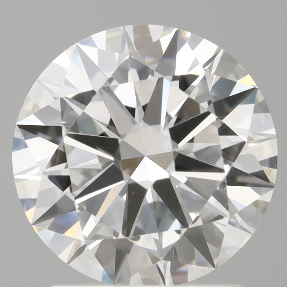1.96 Carat Round Shaped, Excellent Cut, E Color, VVS2 Clarity, IGI Certified Lab Grown Diamond