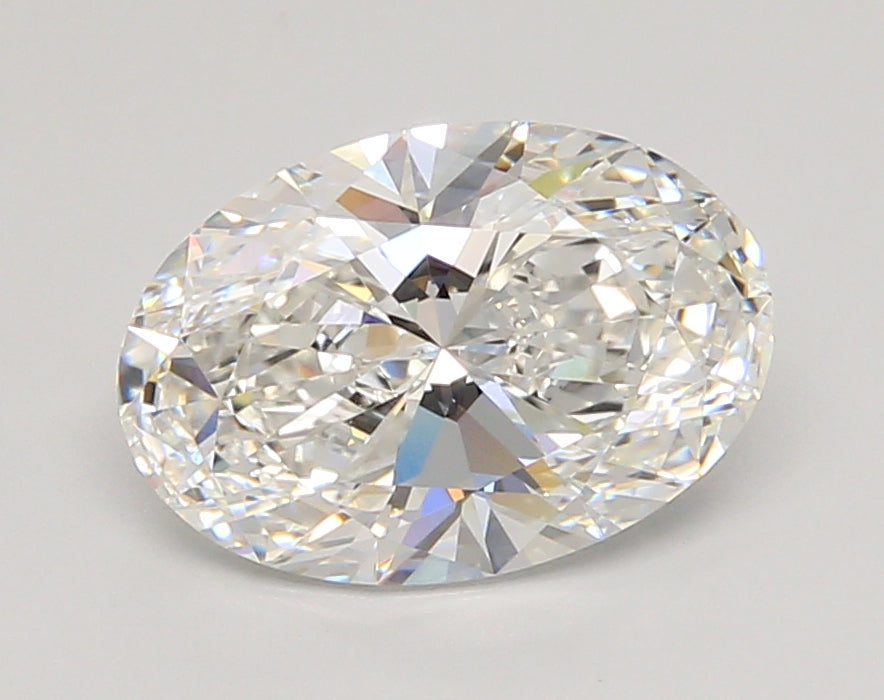 2.56 Carat Oval Shaped, Ideal Cut, E Color, VVS1 Clarity, IGI Certified Lab Grown Diamond