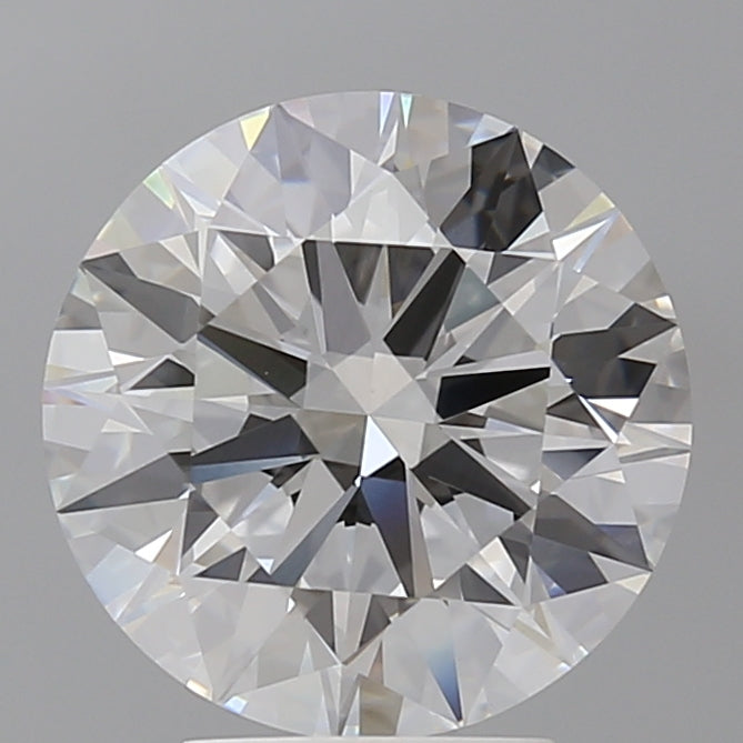4.09 Carat Round Shaped, Ideal Cut, E Color, VVS2 Clarity, IGI Certified Lab Grown Diamond