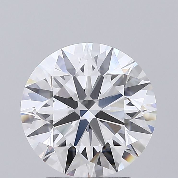 2.37 Carat Round Shaped, Ideal Cut, F Color, VVS2 Clarity, IGI Certified Lab Grown Diamond