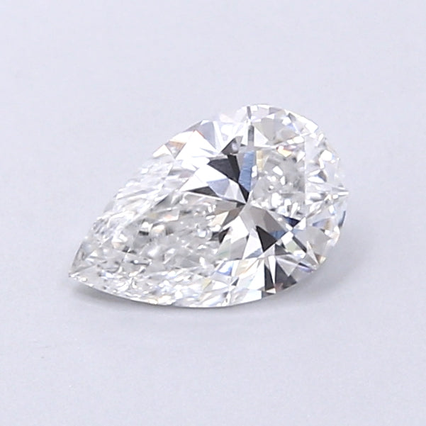 0.48 Carat Pear Shaped, Very Good Cut, D Color, VS2 Clarity, IGI Certified Lab Grown Diamond