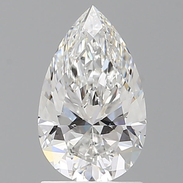 1.54 Carat Pear Shaped, Ideal Cut, E Color, VS1 Clarity, IGI Certified Lab Grown Diamond