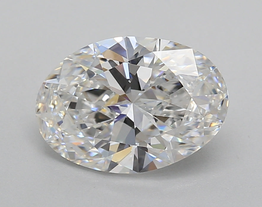 2.02 Carat Oval Shaped, Excellent Cut, E Color, VVS2 Clarity, IGI Certified Lab Grown Diamond