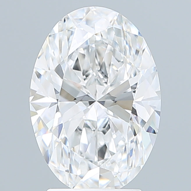 3.09 Carat Oval Shaped, Excellent Cut, D Color, VVS2 Clarity, IGI Certified Lab Grown Diamond