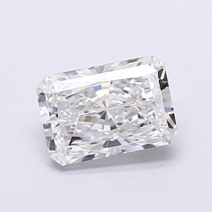 1.53 Carat Radiant Shaped, Very Good Cut, E Color, VVS2 Clarity, IGI Certified Lab Grown Diamond