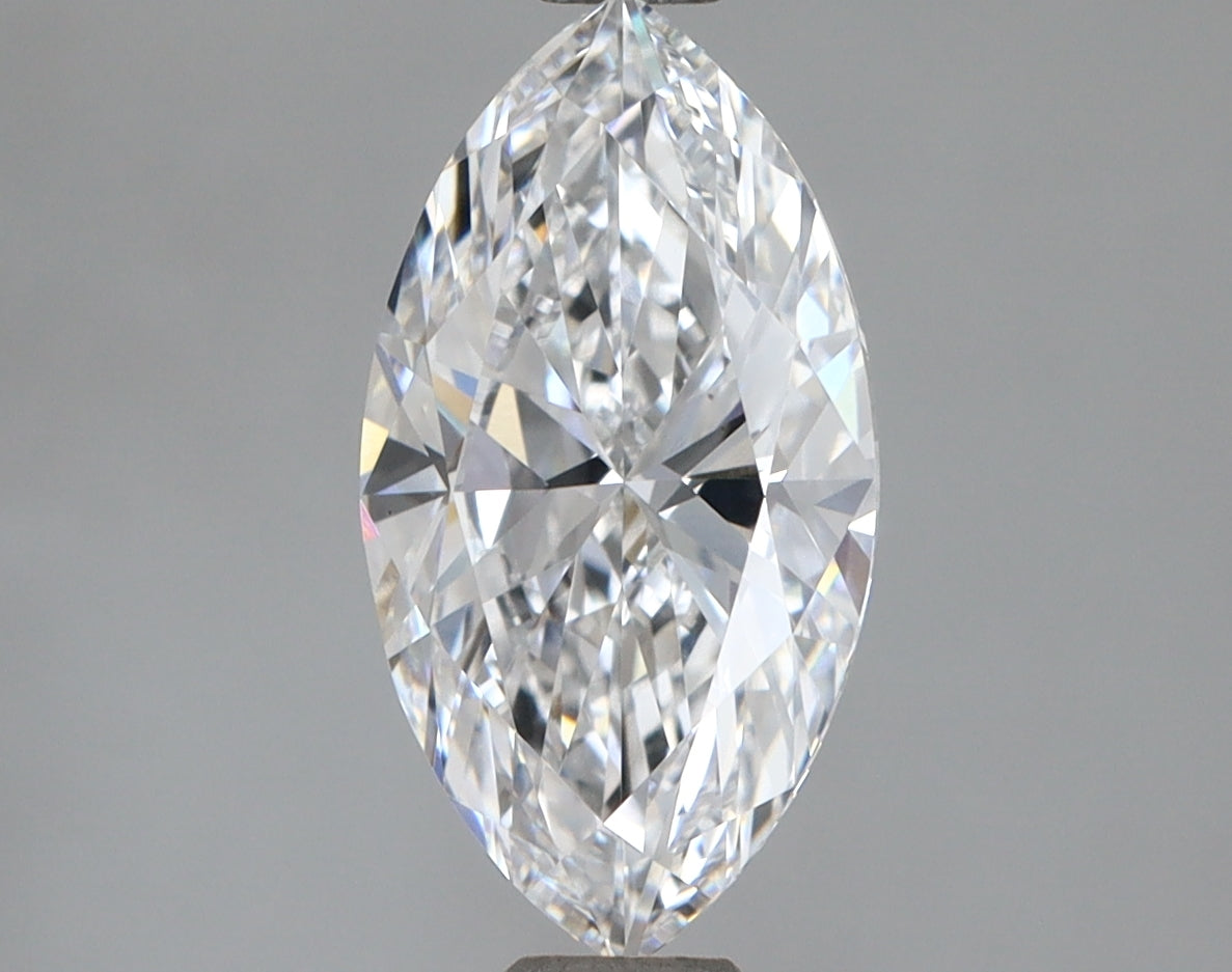 1.59 Carat Marquise Shaped, Ideal Cut, D Color, VVS1 Clarity, IGI Certified Lab Grown Diamond