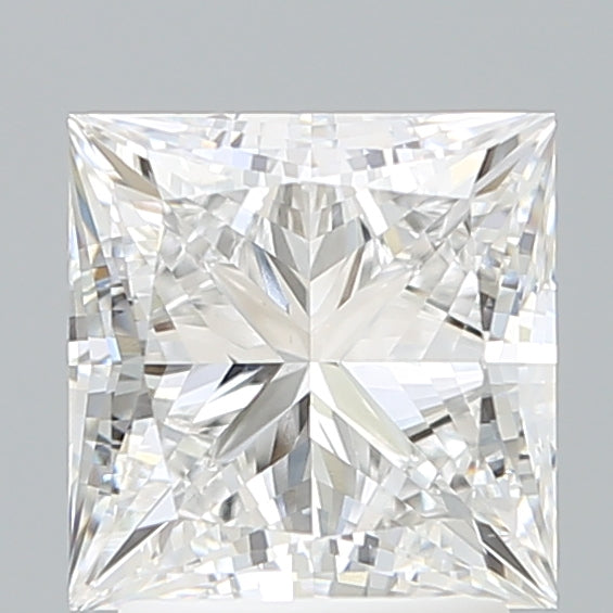 2.55 Carat Princess Shaped, Ideal Cut, D Color, VVS2 Clarity, IGI Certified Lab Grown Diamond