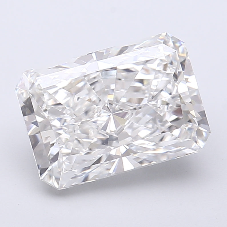 4.06 Carat Radiant Shaped, Very Good Cut, E Color, VVS2 Clarity, IGI Certified Lab Grown Diamond