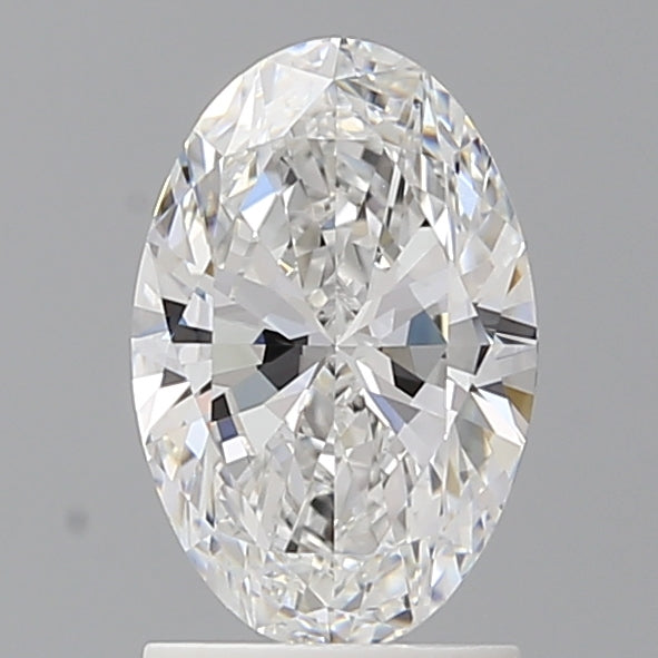 1.57 Carat Oval Shaped, Ideal Cut, E Color, VVS2 Clarity, IGI Certified Lab Grown Diamond