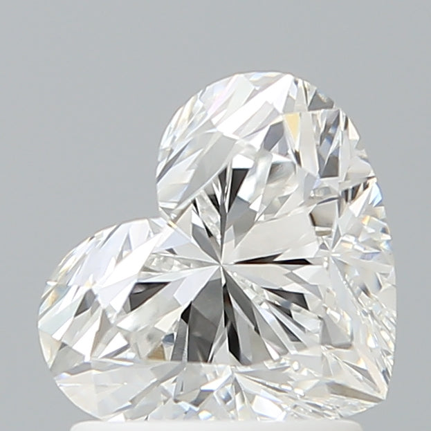 1.56 Carat Heart Shaped, Excellent Cut, E Color, VVS2 Clarity, IGI Certified Lab Grown Diamond