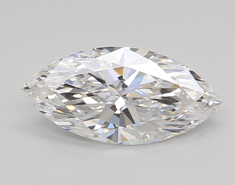1.01 Carat Marquise Shaped, Ideal Cut, D Color, VVS2 Clarity, GIA Certified Lab Grown Diamond