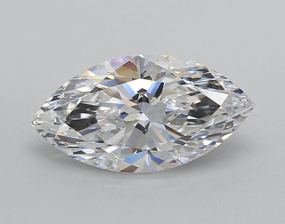 2.02 Carat Marquise Shaped, Excellent Cut, D Color, VS2 Clarity, IGI Certified Lab Grown Diamond