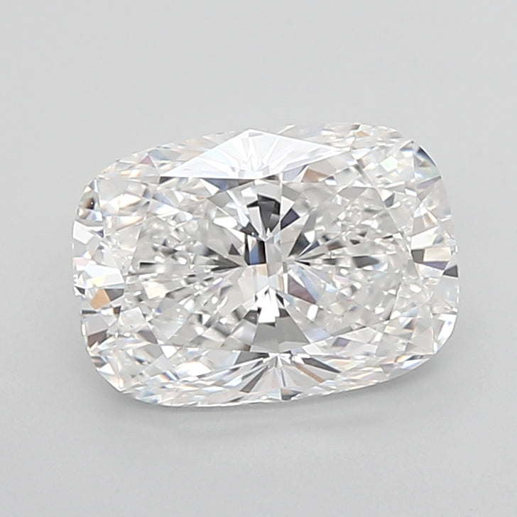 3.10 Carat Cushion Shaped, Ideal Cut, D Color, VVS2 Clarity, IGI Certified Lab Grown Diamond