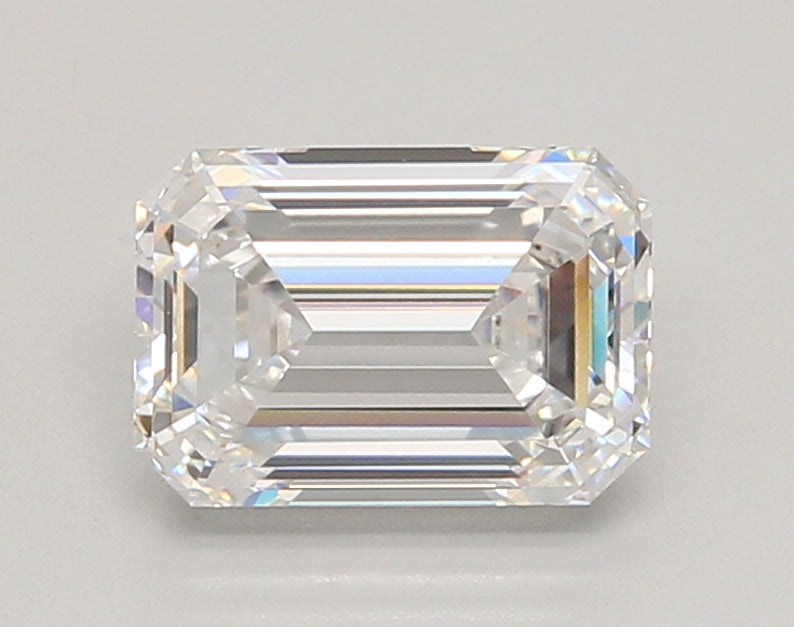 2.05 Carat Emerald Shaped, Ideal Cut, D Color, VVS1 Clarity, IGI Certified Lab Grown Diamond