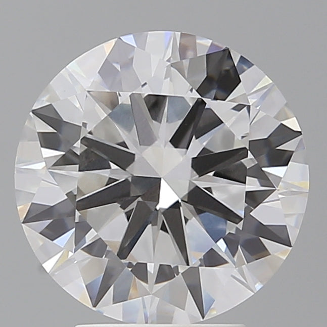 4.00 Carat Round Shaped, Excellent Cut, E Color, VVS2 Clarity, IGI Certified Lab Grown Diamond