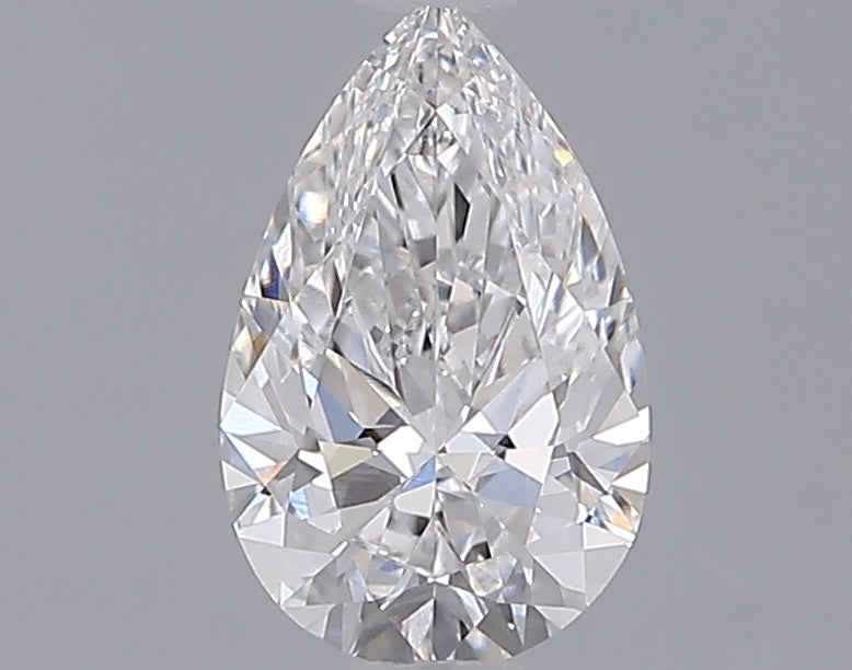 1.04 Carat Pear Shaped, Ideal Cut, D Color, VVS2 Clarity, IGI Certified Lab Grown Diamond