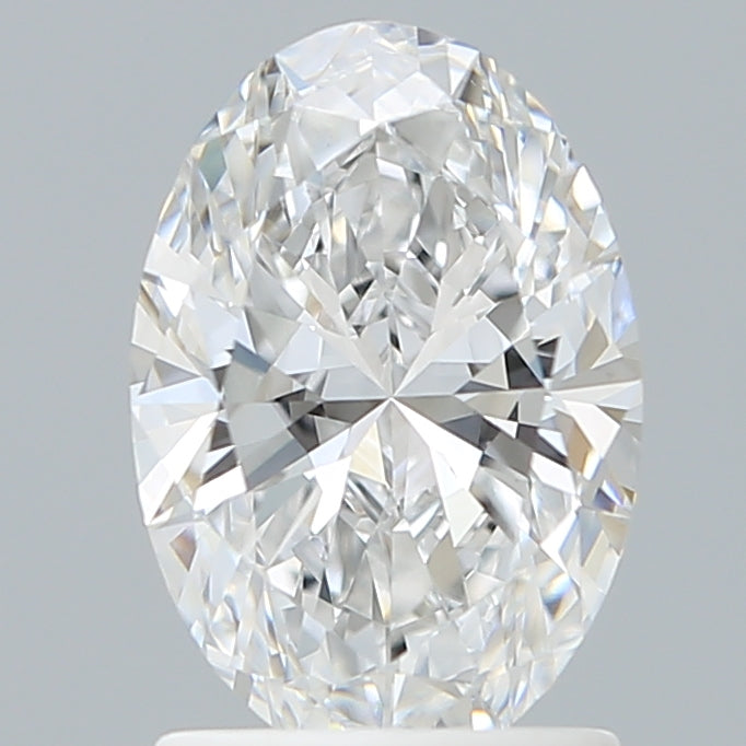1.57 Carat Oval Shaped, Excellent Cut, D Color, VVS2 Clarity, IGI Certified Lab Grown Diamond