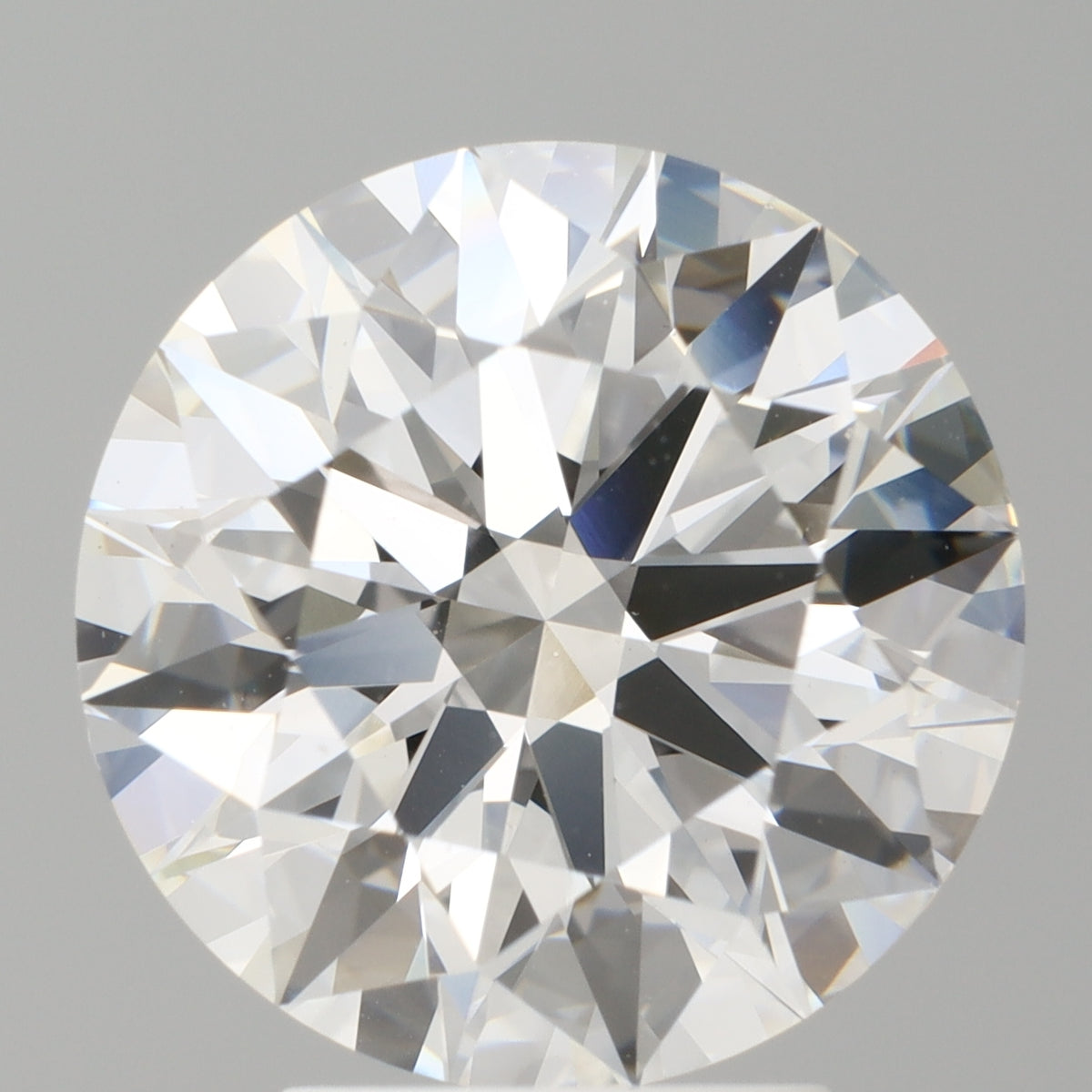 4.09 Carat Round Shaped, Ideal Cut, E Color, VVS2 Clarity, IGI Certified Lab Grown Diamond