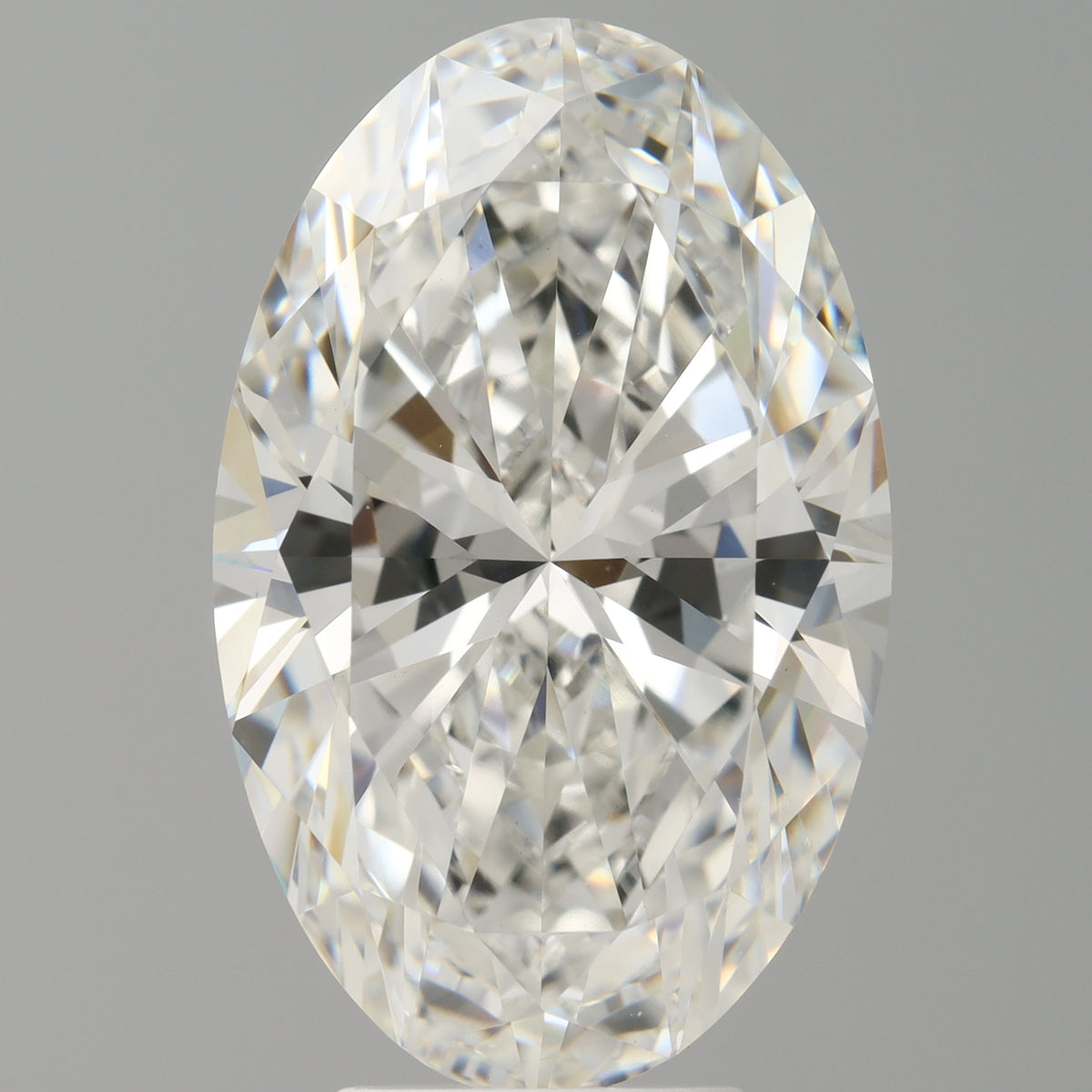 6.09 Carat Oval Shaped, Ideal Cut, E Color, VVS2 Clarity, IGI Certified Lab Grown Diamond