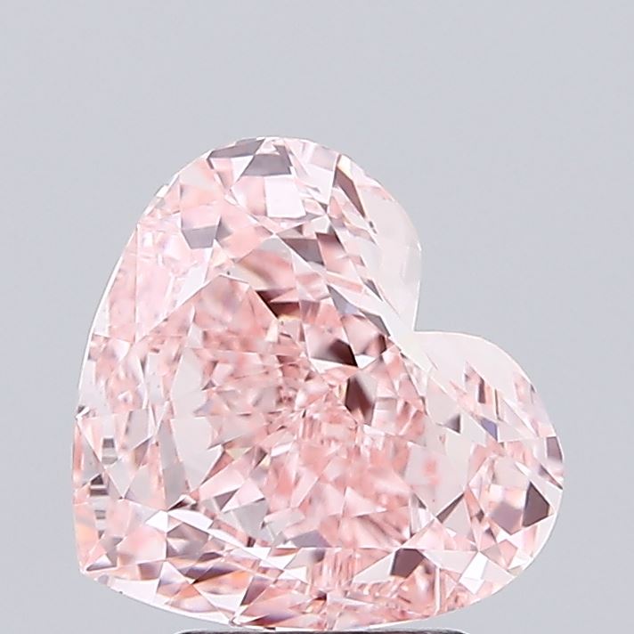 2.81 Carat Heart Shaped, Very Good Cut, VS1 Clarity, IGI Certified Lab Grown Diamond
