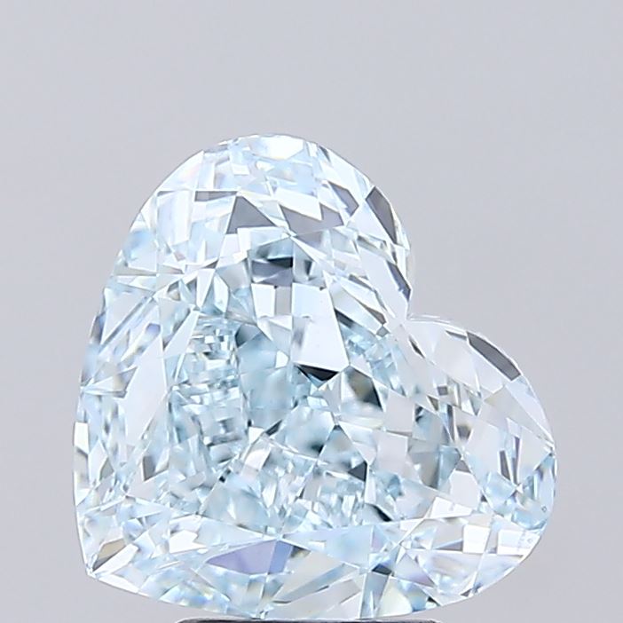 5.15 Carat Heart Shaped, Ideal Cut, VS1 Clarity, IGI Certified Lab Grown Diamond