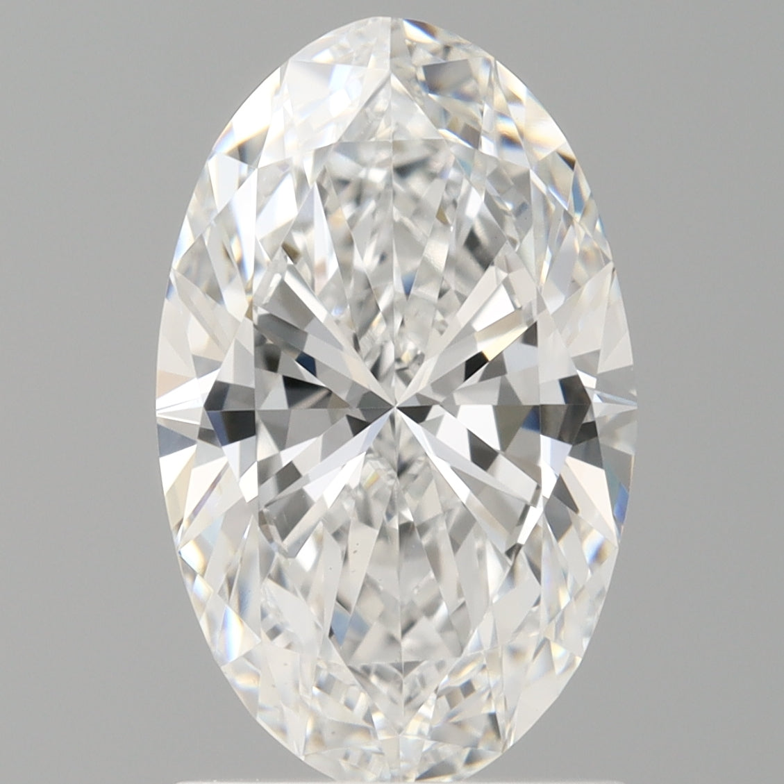 1.56 Carat Oval Shaped, Ideal Cut, D Color, VVS2 Clarity, IGI Certified Lab Grown Diamond