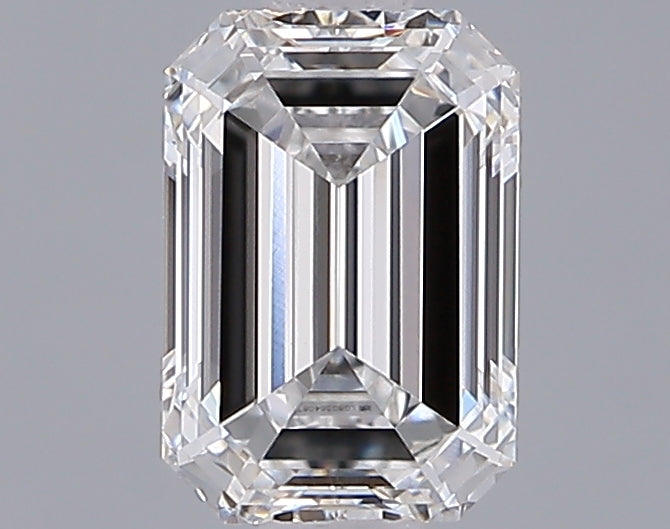 1.28 Carat Emerald Shaped, Ideal Cut, D Color, VVS1 Clarity, IGI Certified Lab Grown Diamond