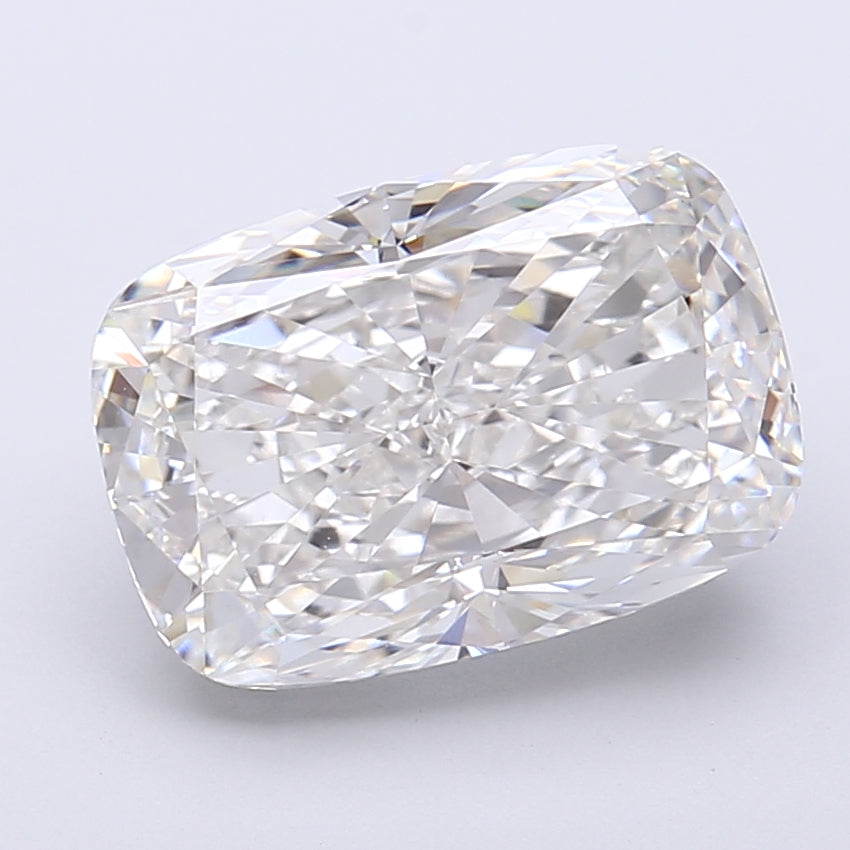 5.25 Carat Cushion Shaped, Very Good Cut, F Color, VVS2 Clarity, IGI Certified Lab Grown Diamond