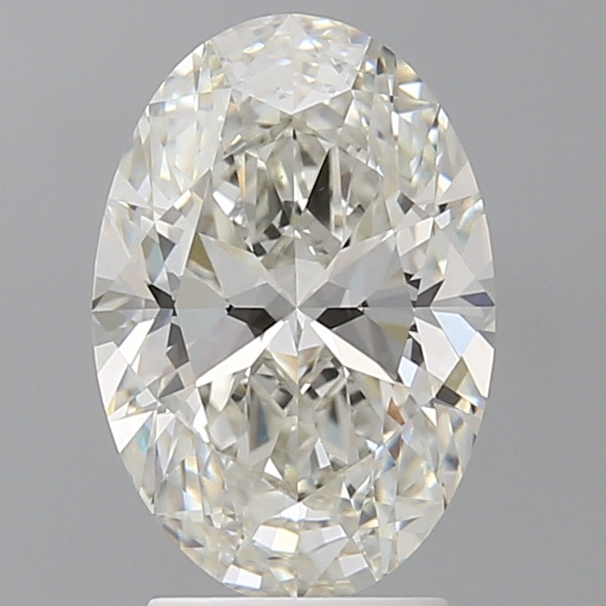 3.02 Carat Oval Shaped, Ideal Cut, G Color, VVS2 Clarity, IGI Certified Lab Grown Diamond