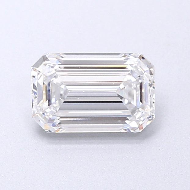 0.94 Carat Emerald Shaped, Very Good Cut, D Color, VVS2 Clarity, IGI Certified Lab Grown Diamond
