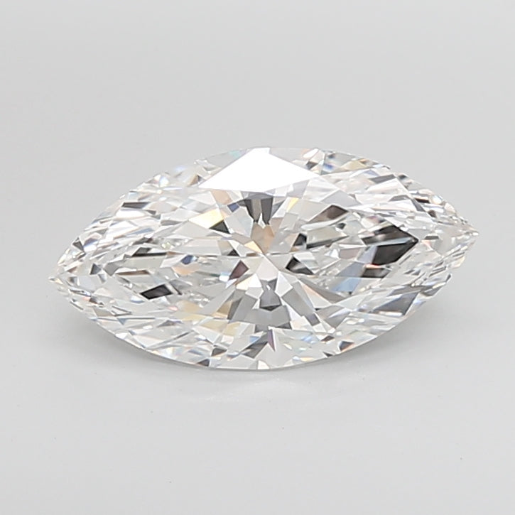 4.02 Carat Marquise Shaped, Ideal Cut, D Color, VVS2 Clarity, IGI Certified Lab Grown Diamond