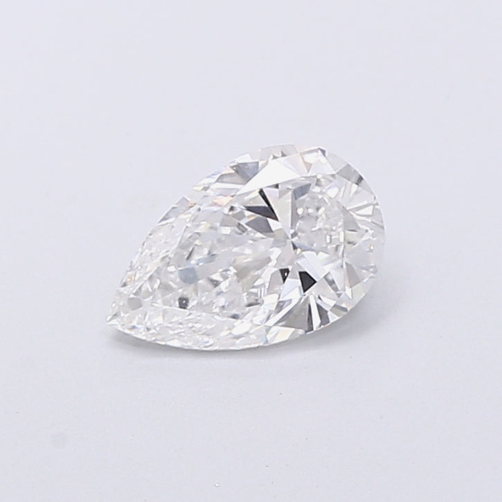 0.75 Carat Pear Shaped, Very Good Cut, D Color, VS1 Clarity, IGI Certified Lab Grown Diamond