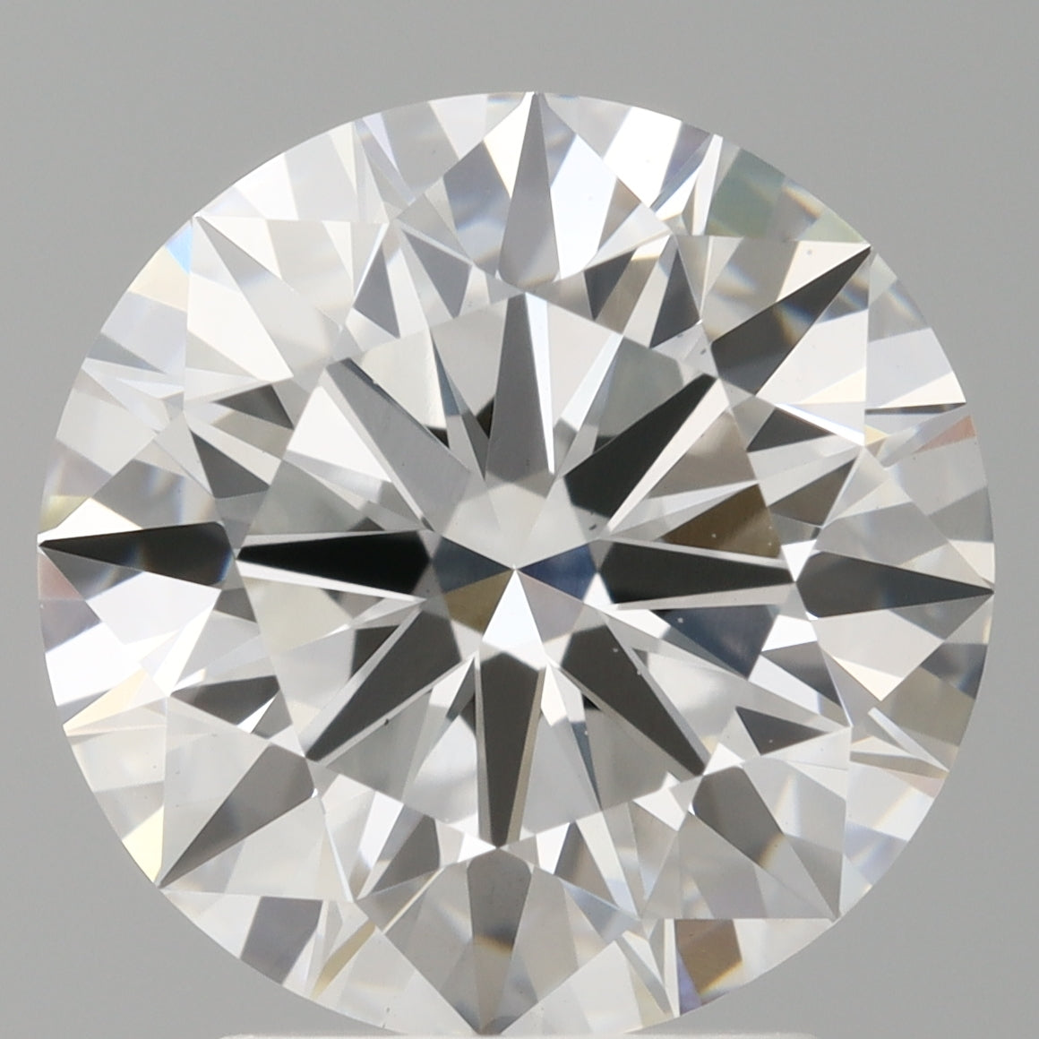 3.09 Carat Round Shaped, Ideal Cut, F Color, VVS2 Clarity, IGI Certified Lab Grown Diamond